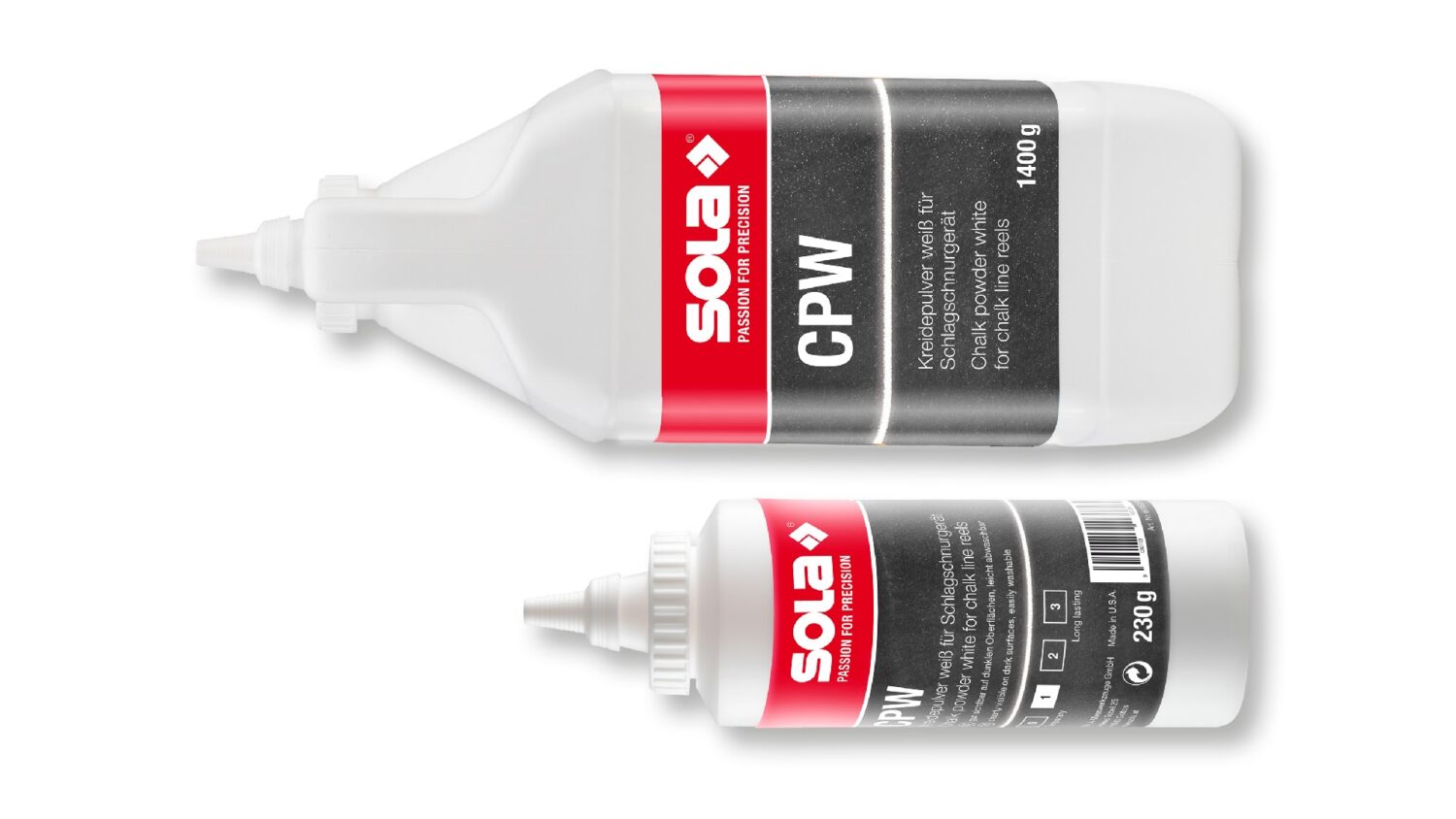 Sola Schlagschnurkreide CPW 1400 in Flaschen à 1400 g