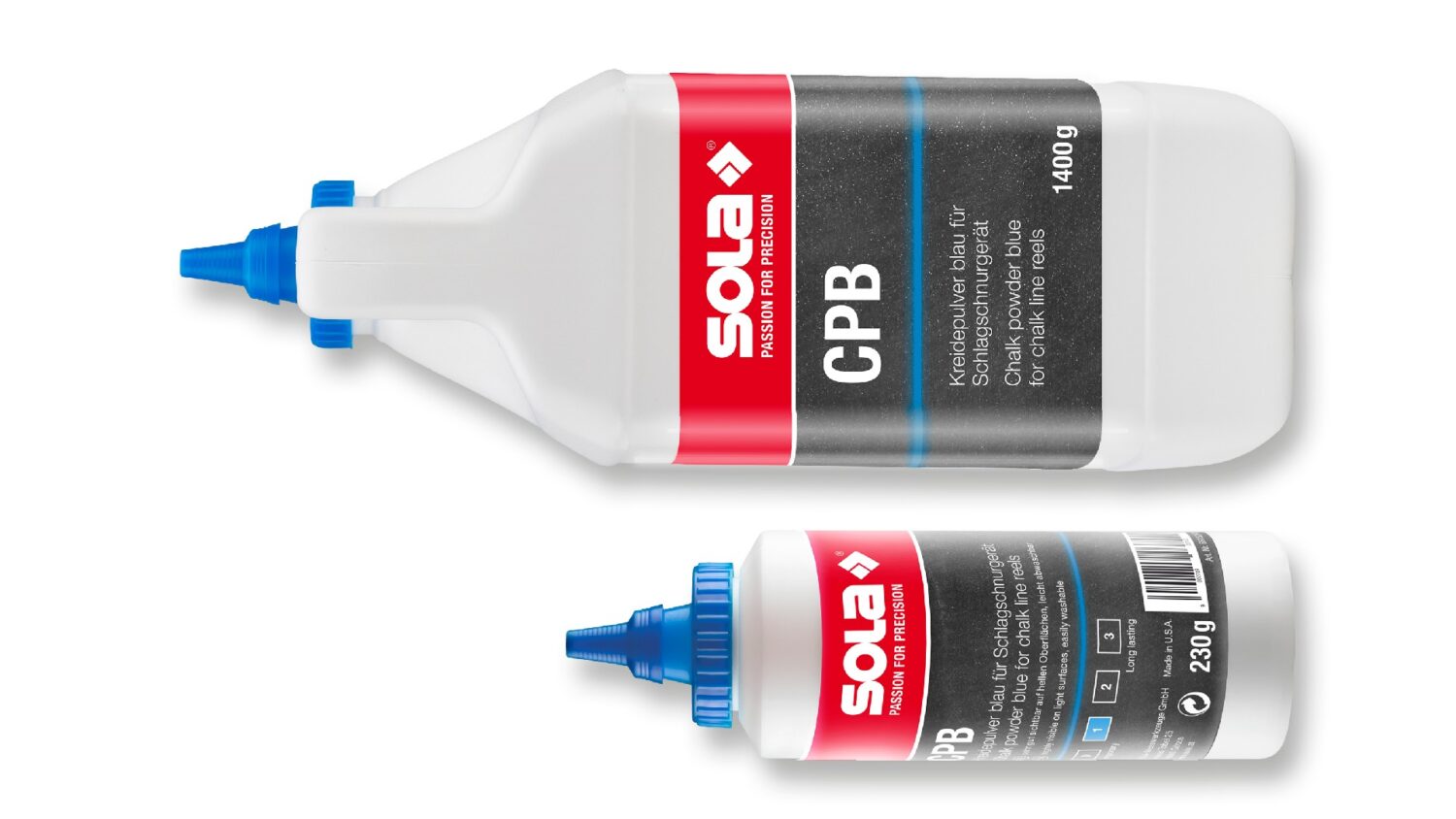 Sola Schlagschnurkreide CPB 230 in Flaschen à 230 g