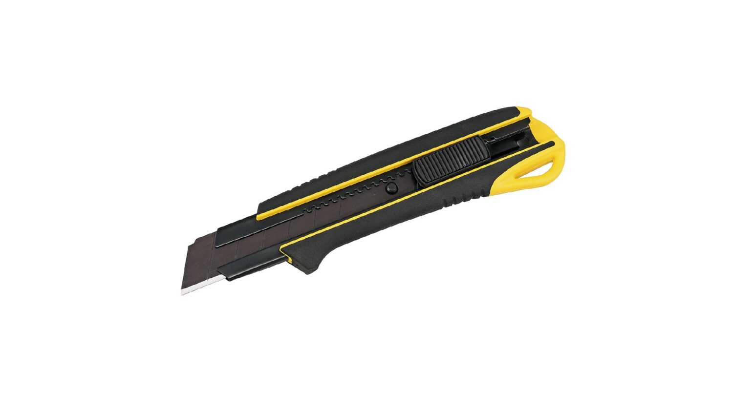 TAJIMA DURA CUTTER 25 mm 1 RAZAR BLACK Klinge AUTO LOCK, Gelb