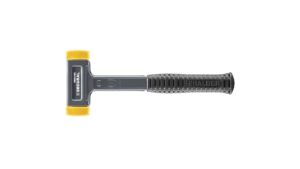 SECURAL-Schonhammer, Kopf und Stiel bruchsicher aus einem Stück Stahl, Schlageinsätze rechteckig | l=30 mm / b=40 mm | 3380.040