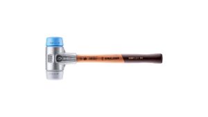 SIMPLEX-Schonhammer, TPE-soft / TPE-mid; mit Aluminiumgehäuse und hochwertigem Holzstiel | D=50 mm | 3113.050