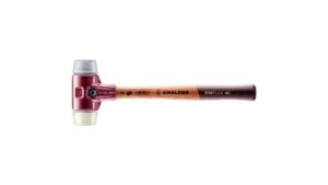 SIMPLEX-Schonhammer, TPE-mid / Nylon; mit Tempergussgehäuse und hochwertigem Holzstiel | D=40 mm | 3038.040