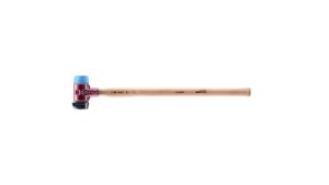 SIMPLEX-Vorschlaghammer Gummikomposition, mit Standfuß / TPE-soft; mit Tempergussgehäuse und Hickorystiel | D=60 mm | 3012.261