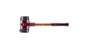 SIMPLEX-Schonhammer Gummikomposition, mit Standfuß; mit Tempergussgehäuse und hochwertigem Holzstiel | D=80 mm | 3022.280