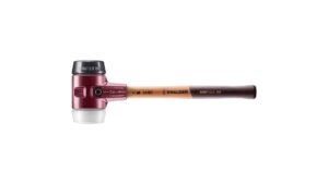 SIMPLEX-Schonhammer Gummikomposition / Superplastik; mit Tempergussgehäuse und hochwertigem Holzstiel | D=80 mm | 3027.080