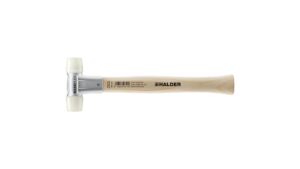 BASEPLEX-Schonhammer Nylon / Nylon mit Zinkdruckguss-Gehäuse und Holzstiel | D=25 mm | 3908.025