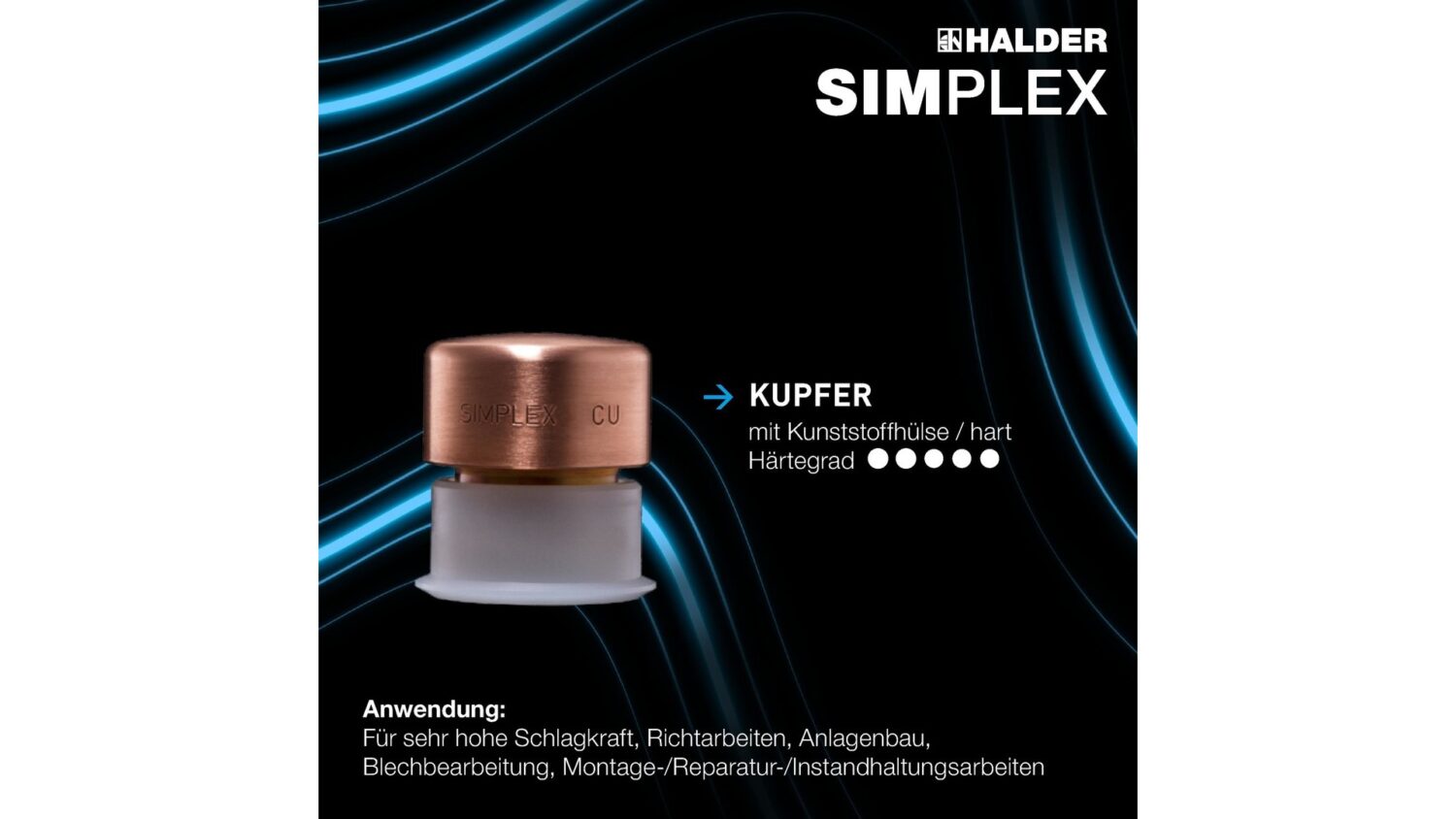 SIMPLEX-Einsatz Kupfer | D=40 mm | 3804.040 – Bild 5