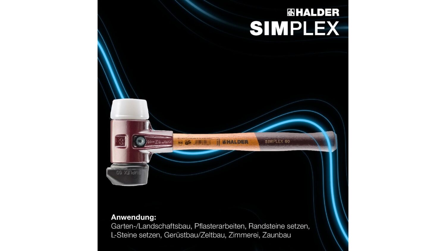 Aktionsbox, SIMPLEX-Schonhammer D60, Gummikomposition mit Standfuß / Superplastik plus STABILA Wasserwaage | 3027s024 – Bild 4