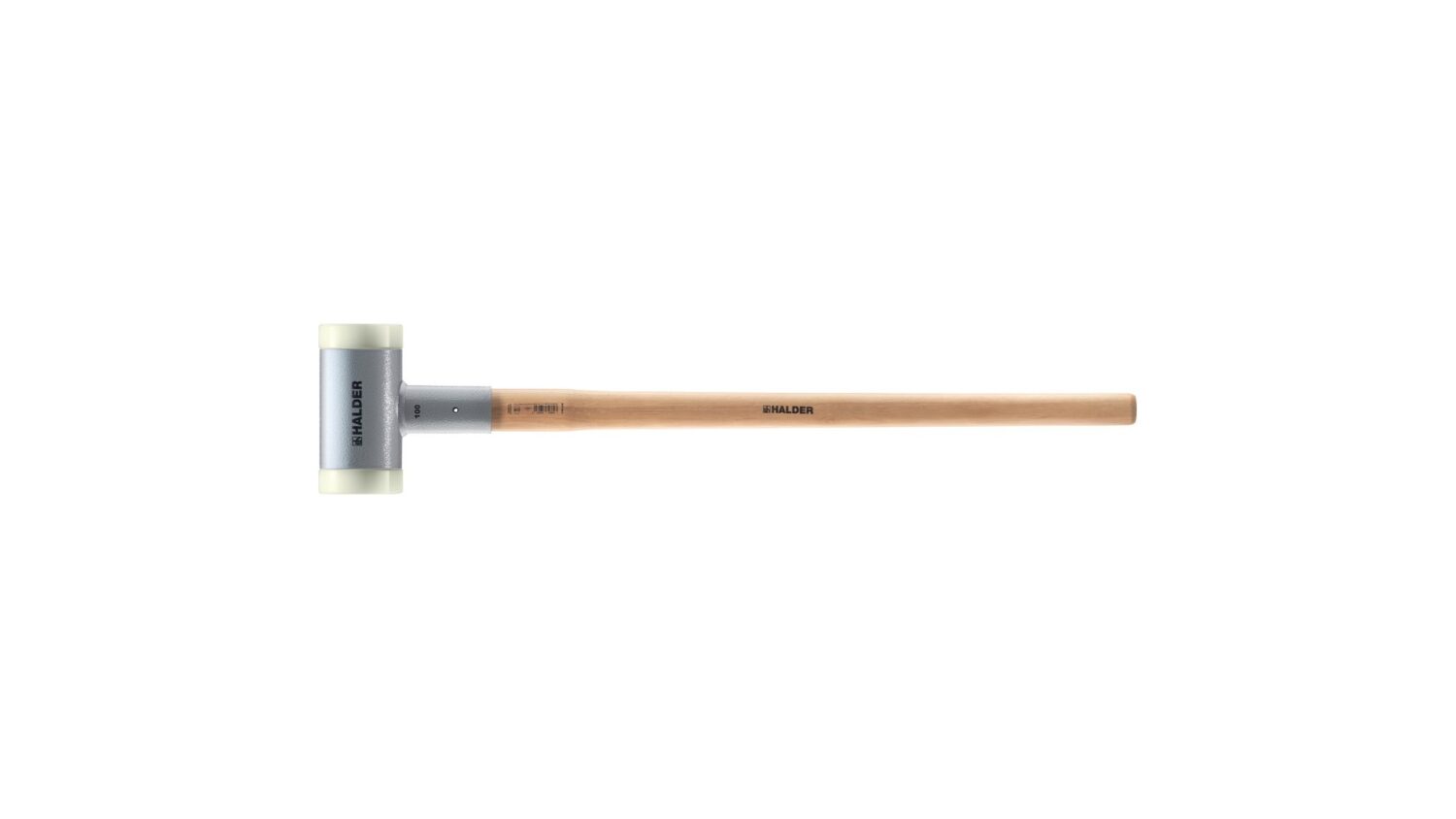 Schlegel mit schwingungsdämpfendem, ergonomisch geformtem und lackiertem Hickorystiel | D=100 mm / Gewicht=6500 g | 3366.0S6