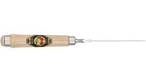 Kirschen 1002002 Stechbeitel mit Weißbuchenheft, 2 mm Achtkantform