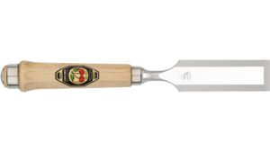Kirschen 1002040 Stechbeitel mit Weißbuchenheft, 40 mm Achtkantform