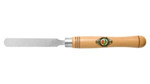 Kirschen 1679006 Drechslerbeitel mit Weißbuchenheft, 6 mm flach, rund