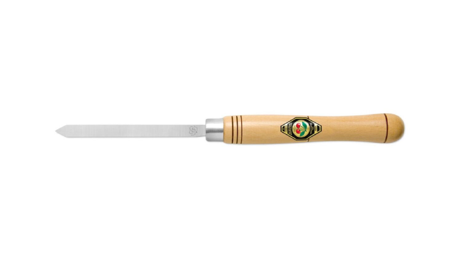 Kirschen 1699006 Drechslerbeitel mit Weißbuchenheft, 6 mm Abstechstahl