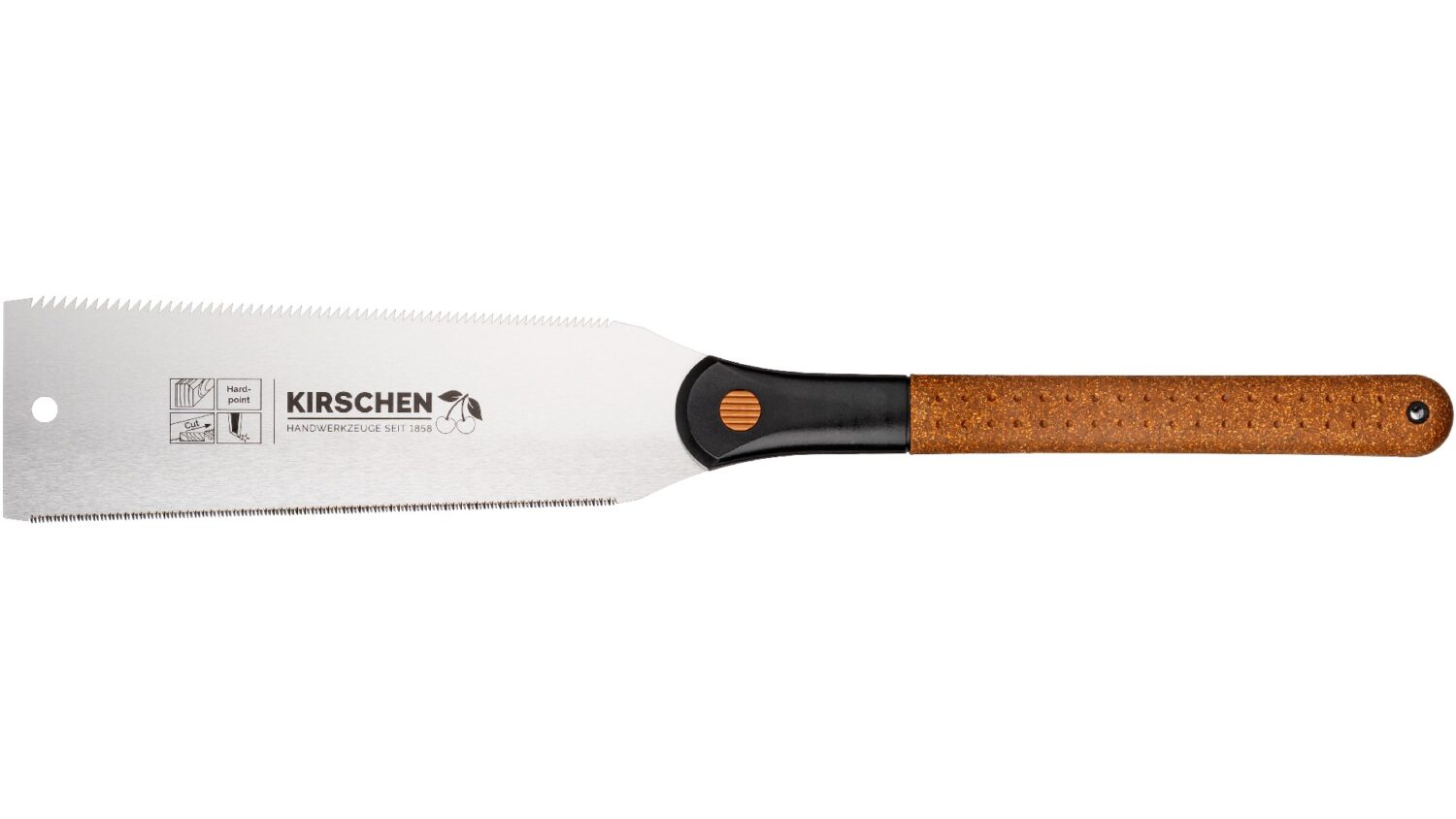 Kirschen 4420240 Feinschnittsäge mit Korkgriff, 240 mm, zweiseitig-gezahnt