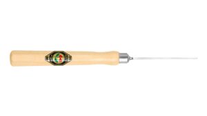 Kirschen 5301000 Zierschnitzeisen mit Weißbuchenheft, 1,5 mm Stich 1, gerade, Achtkantform