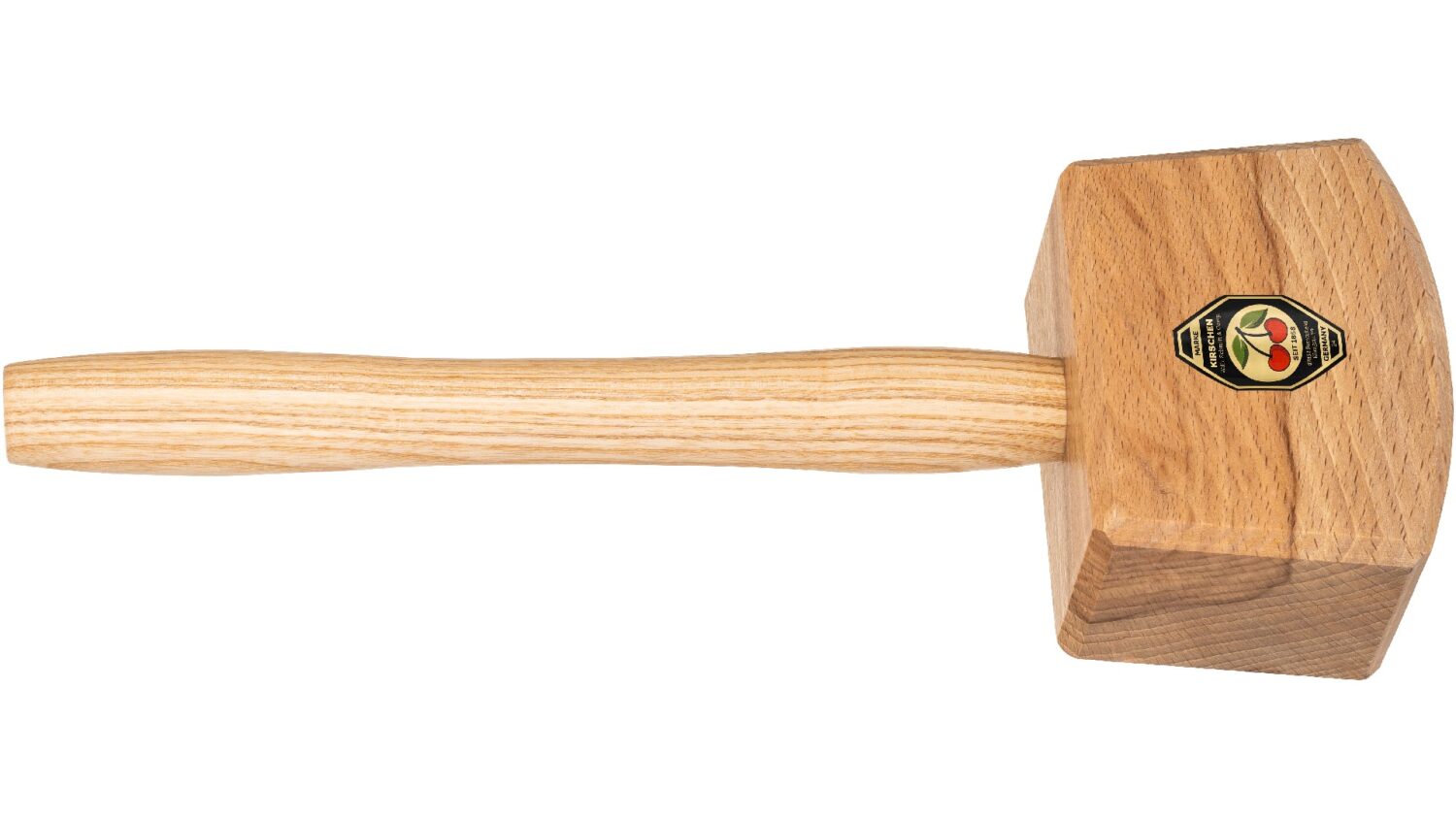 Kirschen 6160105 Holzhammer, 105 mm aus Buche, Stiel aus Esche