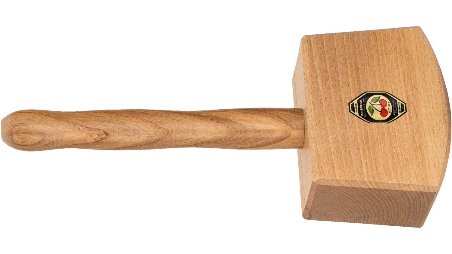 Kirschen 6160160 Holzhammer, 160 mm aus Buche, Stiel aus Esche
